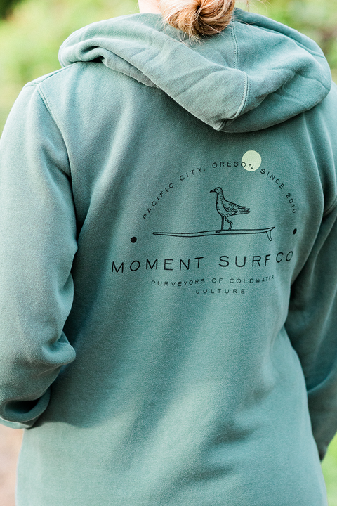 Moment Lt. Dan Pullover Hoodie - Pigment Alpine Green - Back