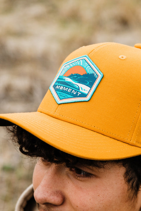Moment Sunset Cape Hat - Mustard - Front