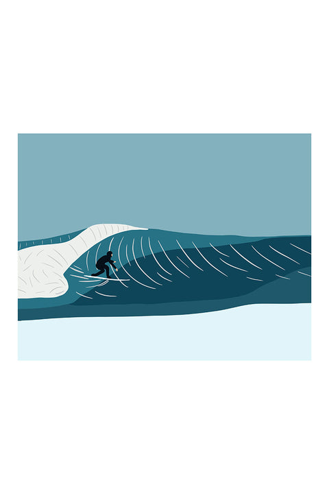 Muted Colors 8" x 10" Surf Art Prints - Runners
