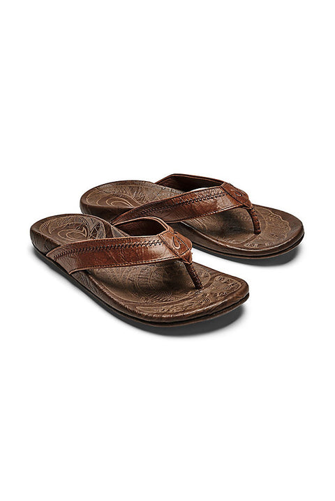 Olukai Hiapo Sandal - Rum / Dark Wood