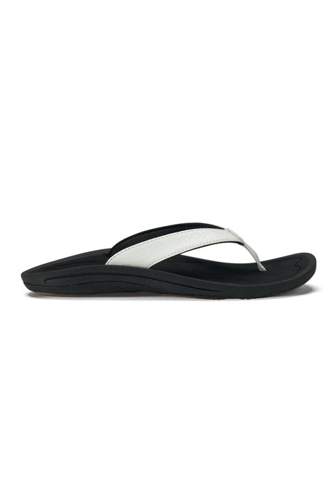 Olukai Kulapa Kai Sandals - White / Black