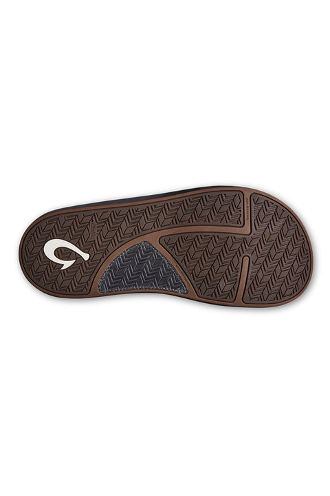 Olukai 'Ilikai Leather Sandal - Charcoal - Sole