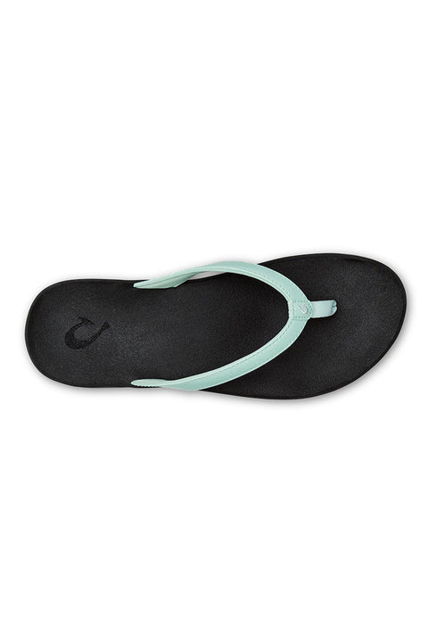 Olukai Puawe Sandals - Sea Glass / Black - Top View