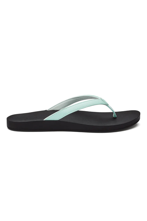 Olukai Puawe Sandals - Sea Glass / Black