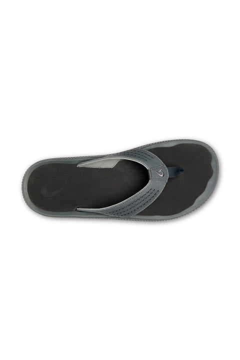Olukai Ulele Sandal - Dark Shadow / Black - Top