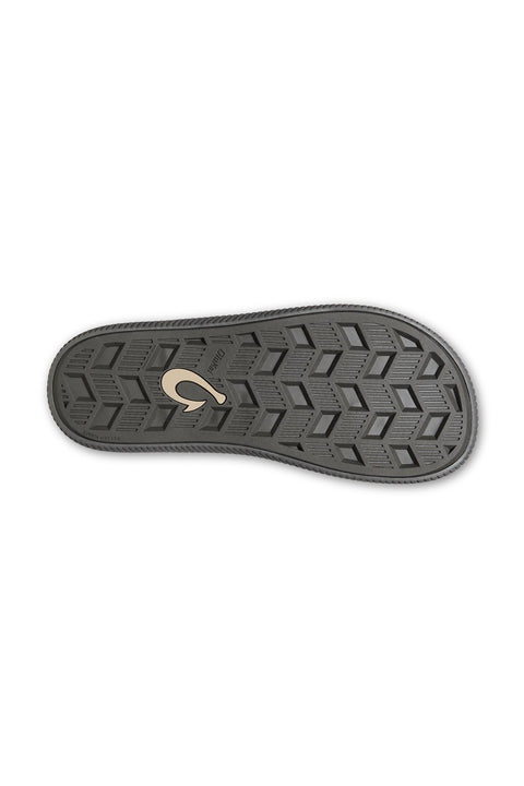 Olukai Ulele Sandal - Dark Shadow / Black - Bottom