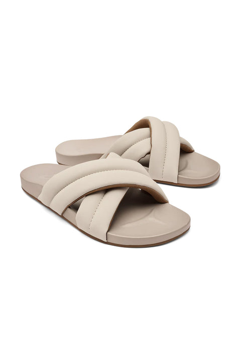 Olukai Women's Hila Sandal - Cloudy / Cloudy - Both Sandals