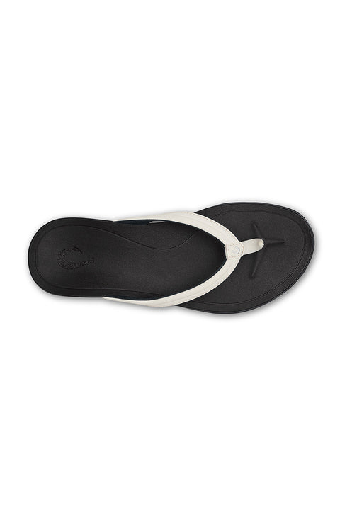 Olukai Women's Ho'opio Malua Sandals - Bright White / Bright White- Top