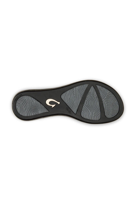 Olukai Women's Ho'opio Sandals - Onyx / Onyx - Bottom