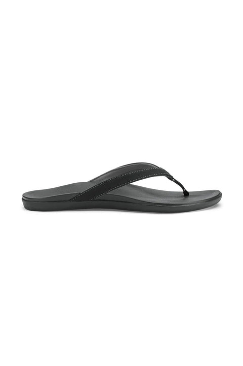 Olukai Women's Ho'opio Sandals - Onyx / Onyx