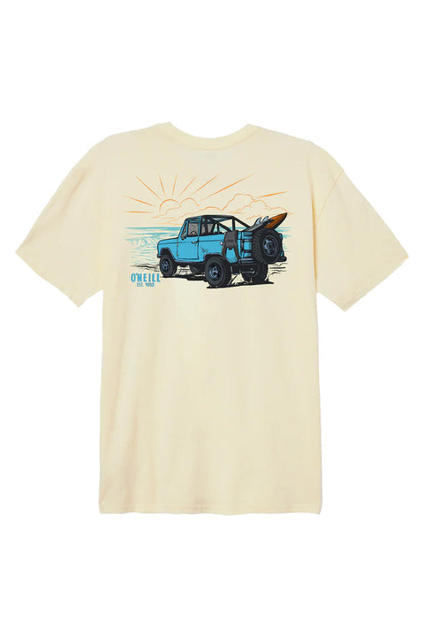 O'Neill Baja Tee - Pale Yellow - Back No Model
