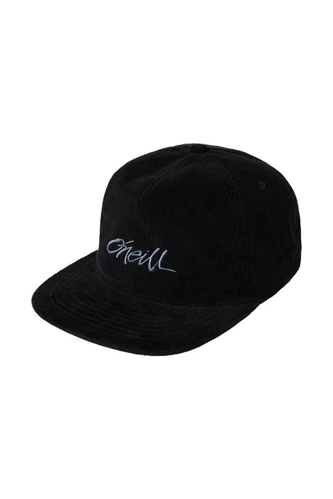 O'Neill Barnacle Snapback Hat - Black- Front