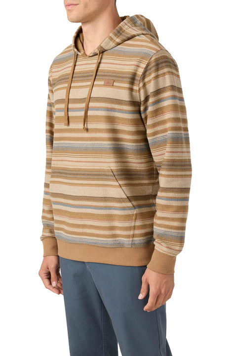 O'Neill Bavaro Stripe Pullover - Dark Khaki - Side