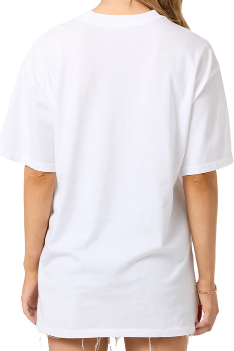 O'Neill Chore Break Oversized Tee - White- Back