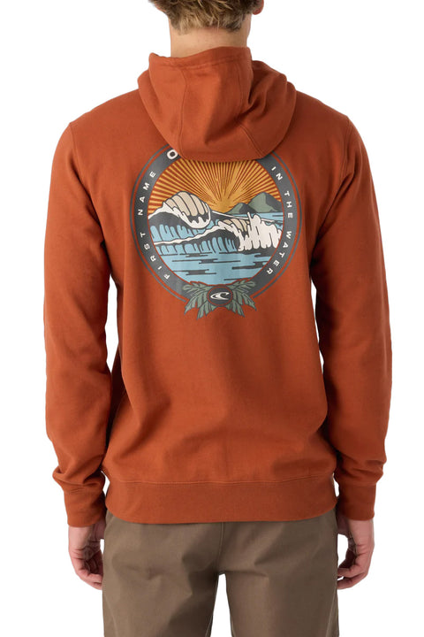 O'Neill Fifty Two Pullover Fleece - Ginger Bread- Back