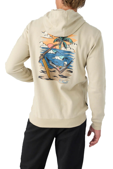 O'Neill Fifty Two Pullover Fleece - Light Khaki- Back