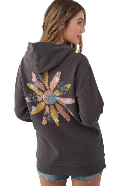 O'Neill Forever Fleece Hoodie - Washed Black - Back