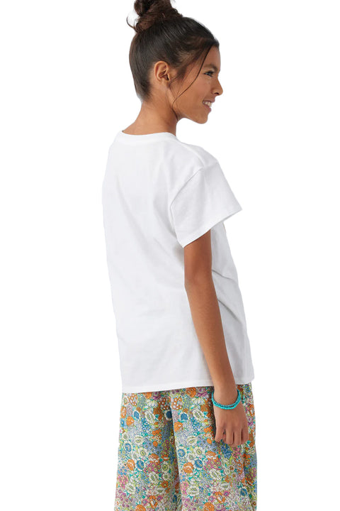 O'Neill Girl's Happy Flower Tee - White - Back
