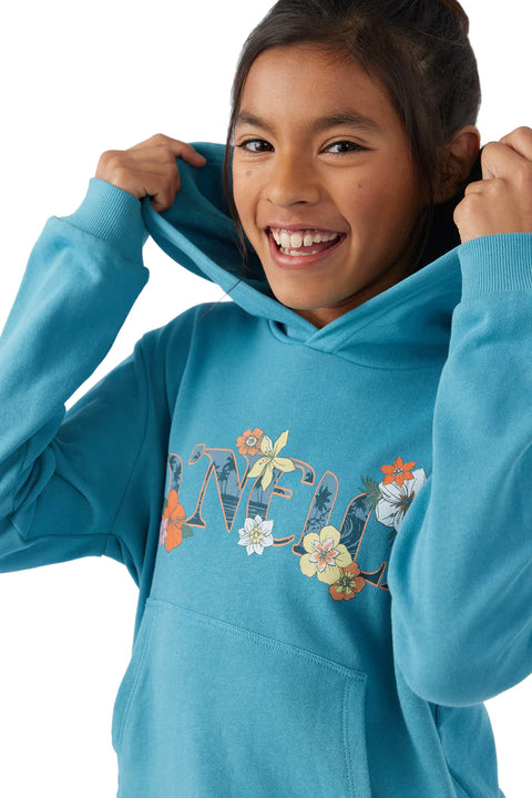 O'Neill Girl's Scobie Fleece - Blue Moon - Closeup