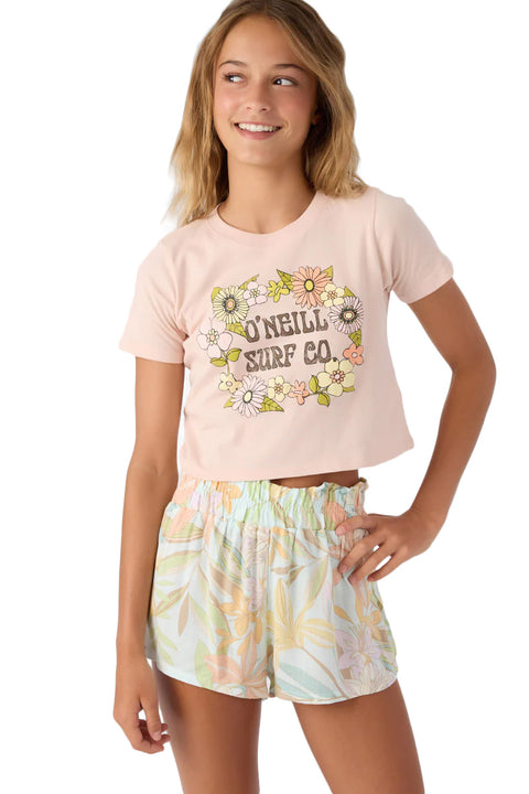 O'Neill Girl's Sixties Tee - Rose Dust