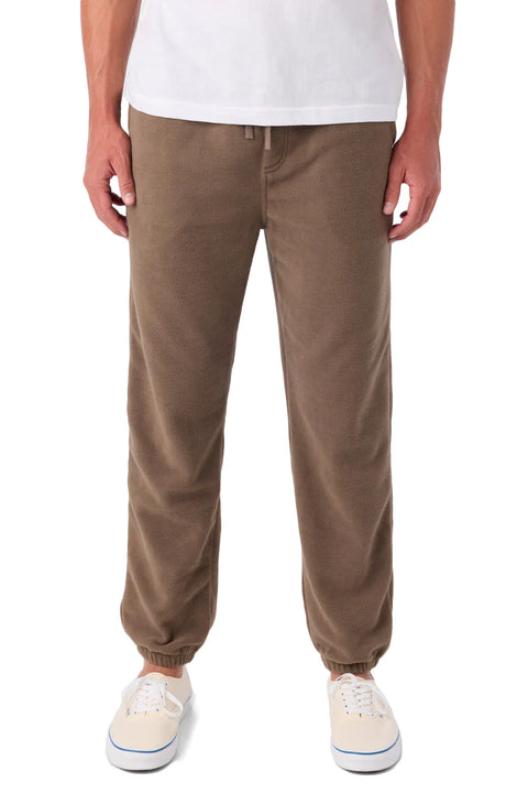 O'Neill Glacier Superfleece Pant - Chocolate Chip- Front on model