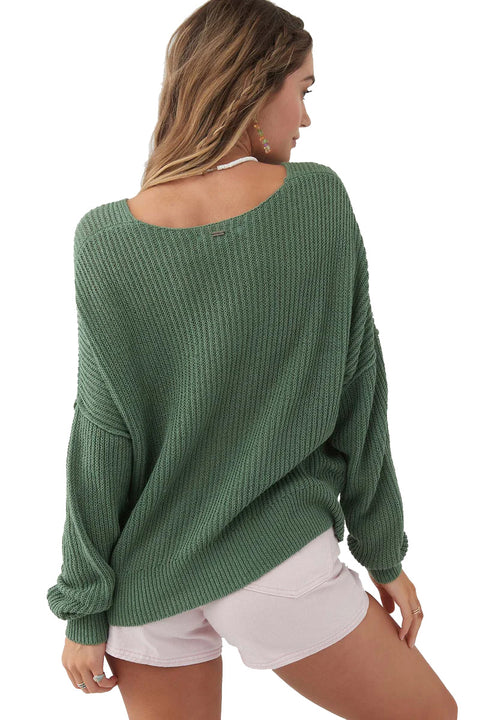 O'Neill Hightide Sweater- Moss - Back