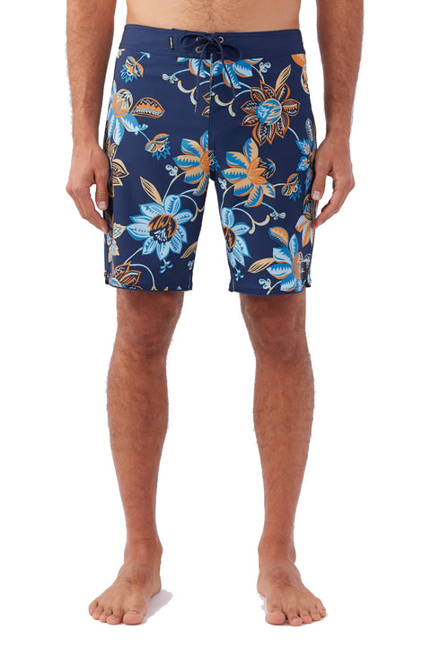 O'Neill Hyperfreak Mysto Scallop 19" Boardshorts - Navy