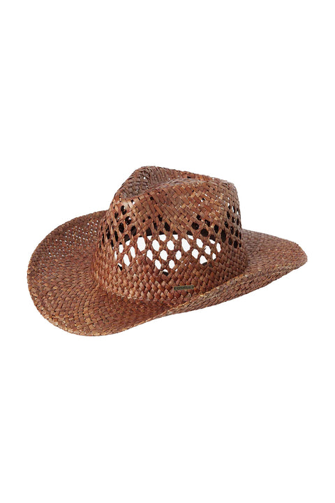 O'Neill Indio Straw Western Hat - Coffee