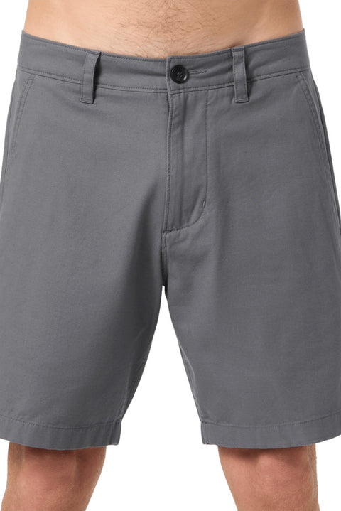 O'neill Jay Stretch 18" Short - Dark Shadow- Close up on front