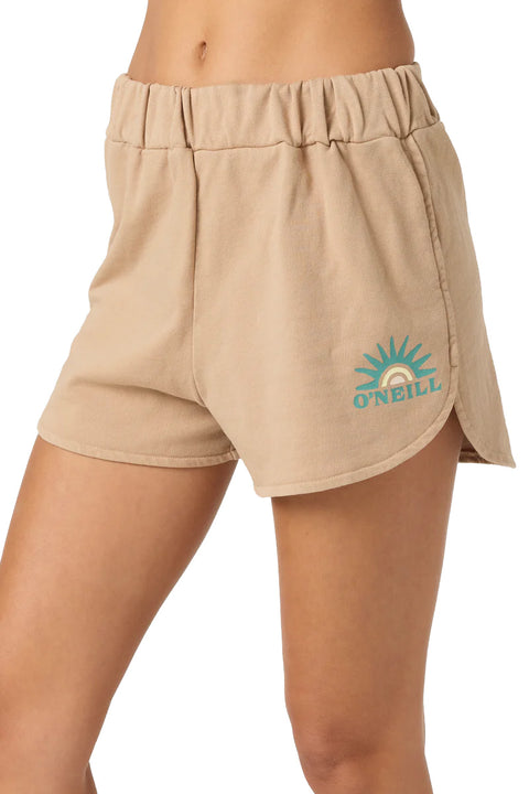 O'Neill Karma Lounge Short - Simply Taupe- Close up on side