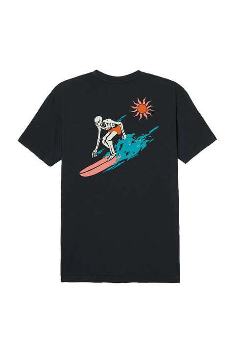 O'Neill Knuckle Dragger Tee - Dark Charcoal - Back No Model