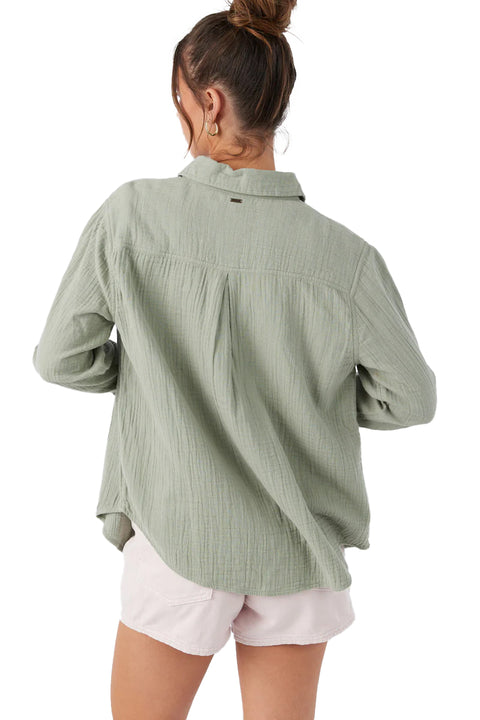 O'Neill Leni Top - Light Sage - Back