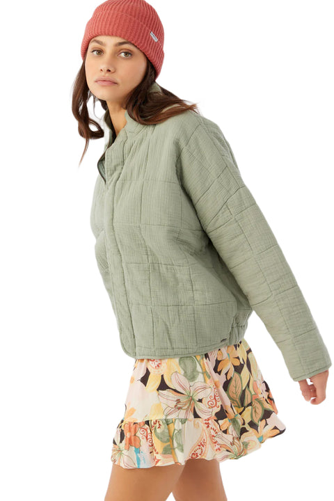 O'Neill Mabeline Jacket - Lily Pad - Side