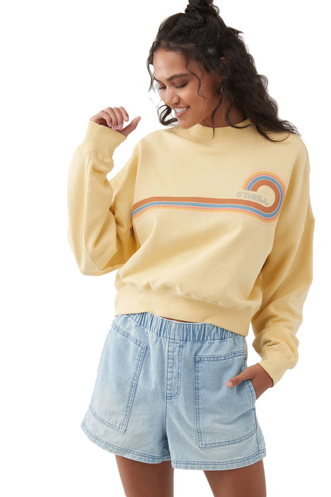 O'Neill Moment Crop Pullover - Straw