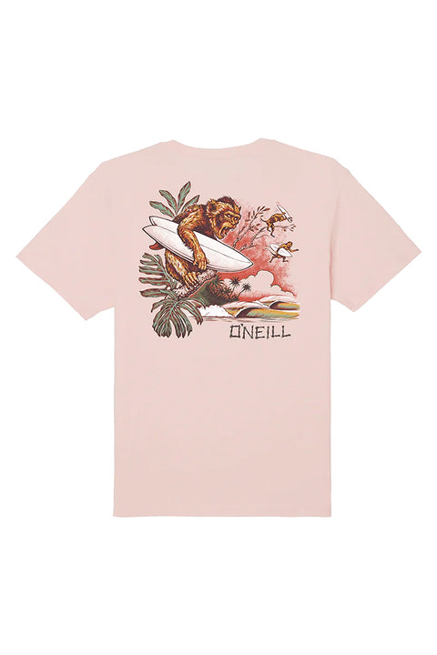 O'Neill Monkey Business Artist Series Tee - Pink - Back
