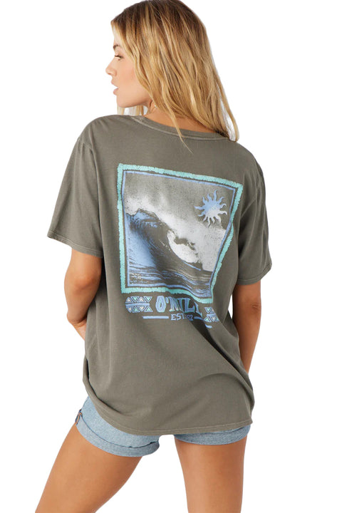 O'Neill No Takers Tee - Smoked Pearl- Back