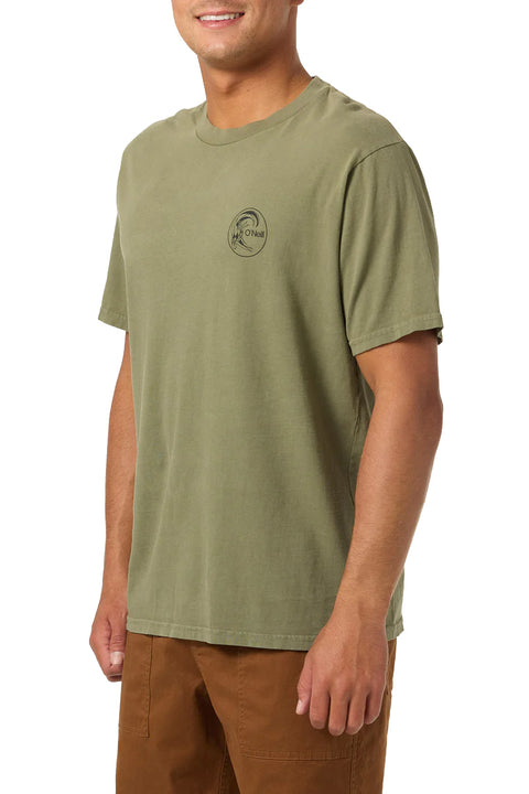 O'Neill OG 60's AD Relaxed Fit Tee - Clover - Side