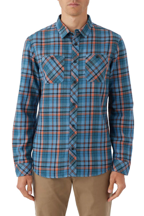 O'Neill OG Jonez Flannel Shirt - Deep Blue