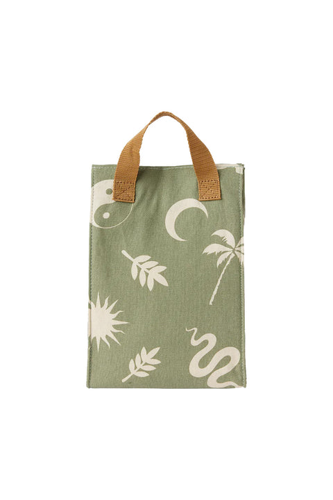 O'Neill Picnic Lunch Bag - Oil Green- Back