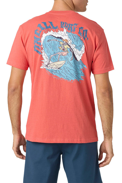 O'Neill Pumping Tee - Red - Back
