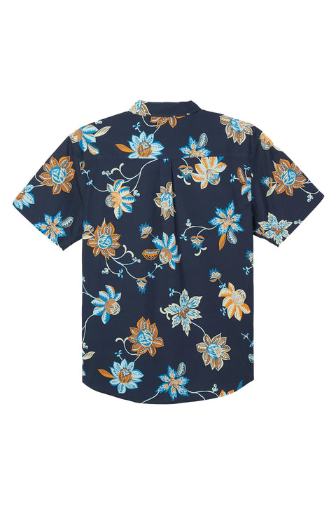 O'Neill Quiver Stretch S/S Modern Shirt - Navy - Back