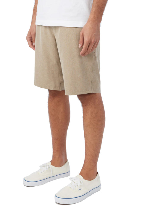 O'Neill Reserve Heather 21" Hybrid Shorts - Khaki - Side