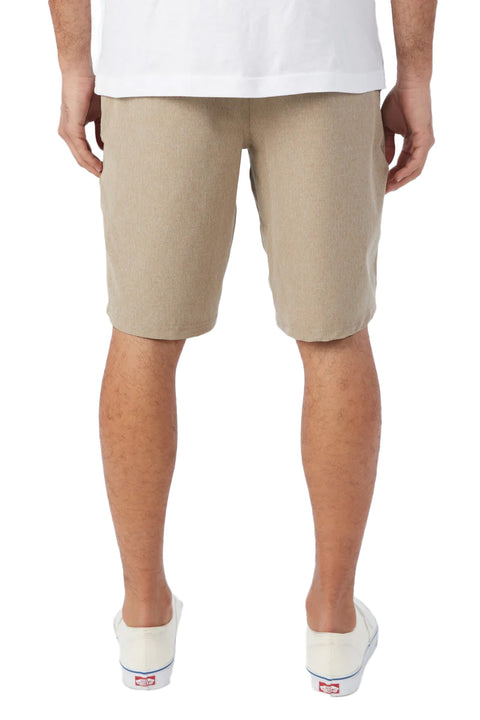 O'Neill Reserve Heather 21" Hybrid Shorts - Khaki - Back
