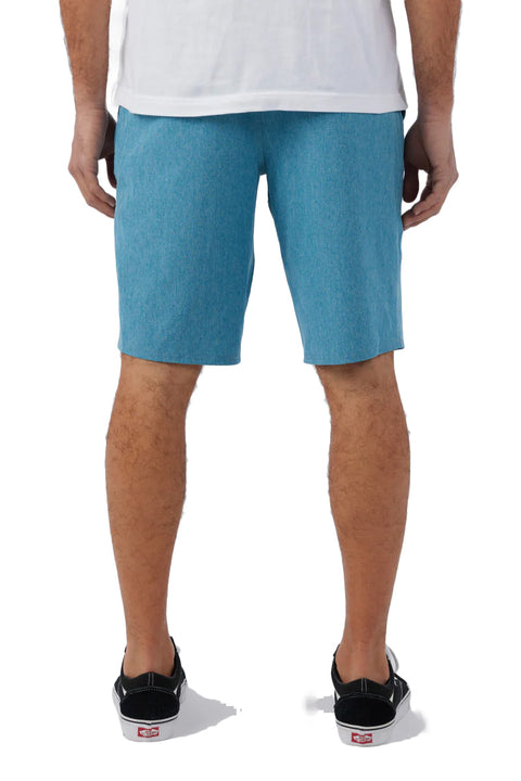O'Neill Reserve Heather 21" Hybrid Shorts - Bay Blue - Back