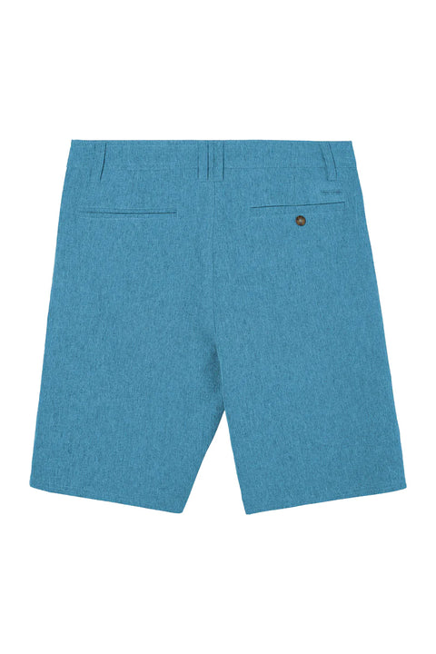 O'Neill Reserve Heather 21" Hybrid Shorts - Bay Blue - Back No Model