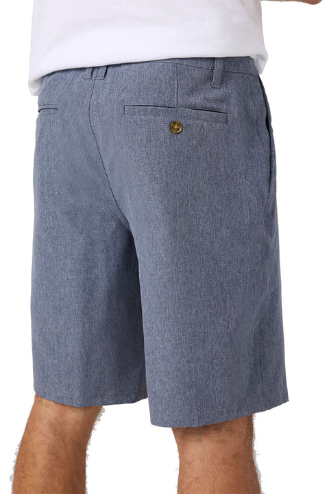 O'neill Reserve Heather 21" Short - Heather Navy- Back