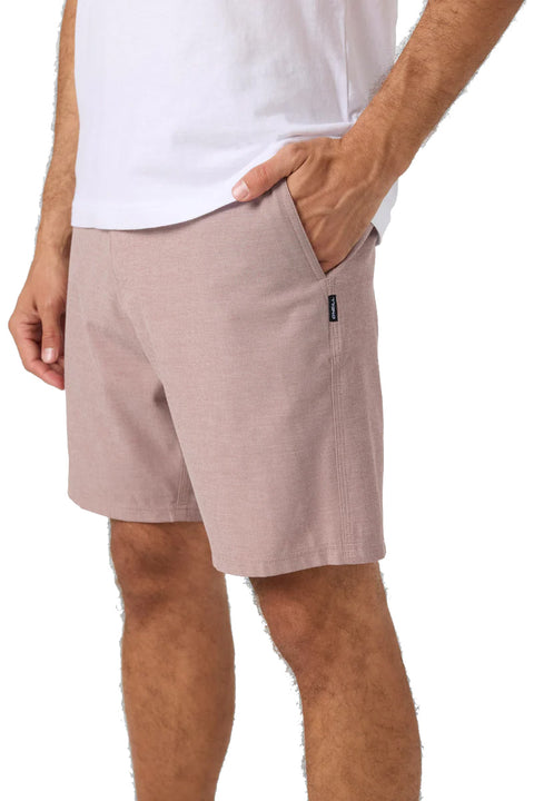 O'Neill Reserve Light Check 19" Shorts - Rust - Side