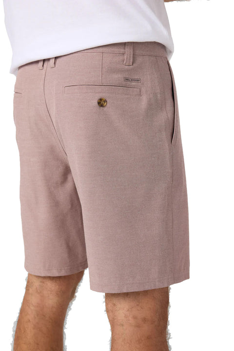 O'Neill Reserve Light Check 19" Shorts - Rust - Back