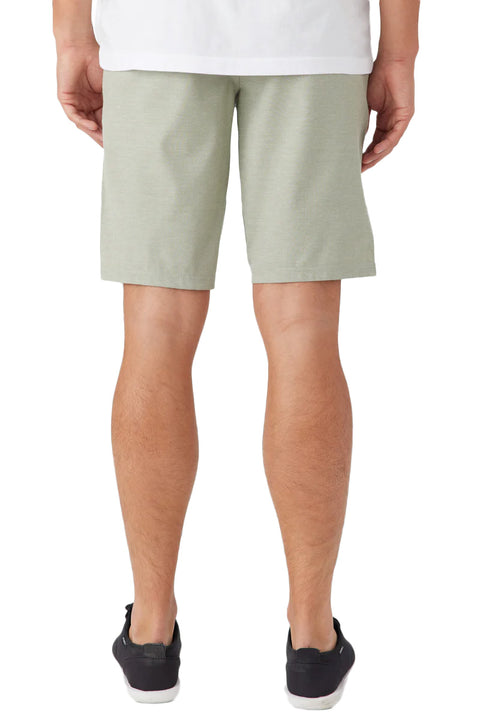 O'Neill Reserve Light Check 21" Hybrid Shorts - Sage - Back