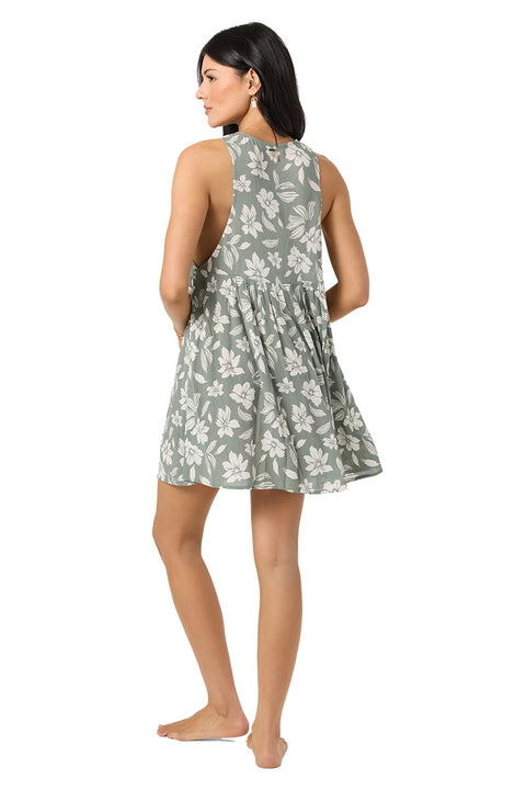 O'neill Saltwater Essentials Teddy Cover Up Dress - Sea Spray- Back